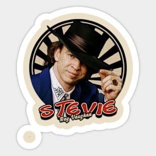 Vintage 80s Stevie Ray Vaughan Sticker